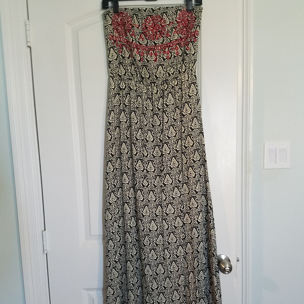 Strapless Maxi Dress